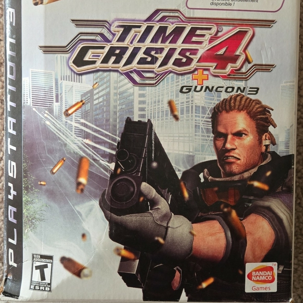 Time Crisis 4 + GunCon 3 Complete Tested For Ps3.
